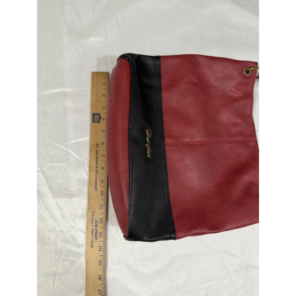 Wrangler Hobo Bag Purse Handbag Red by Montana West Good Condition - Picture 5 of 15